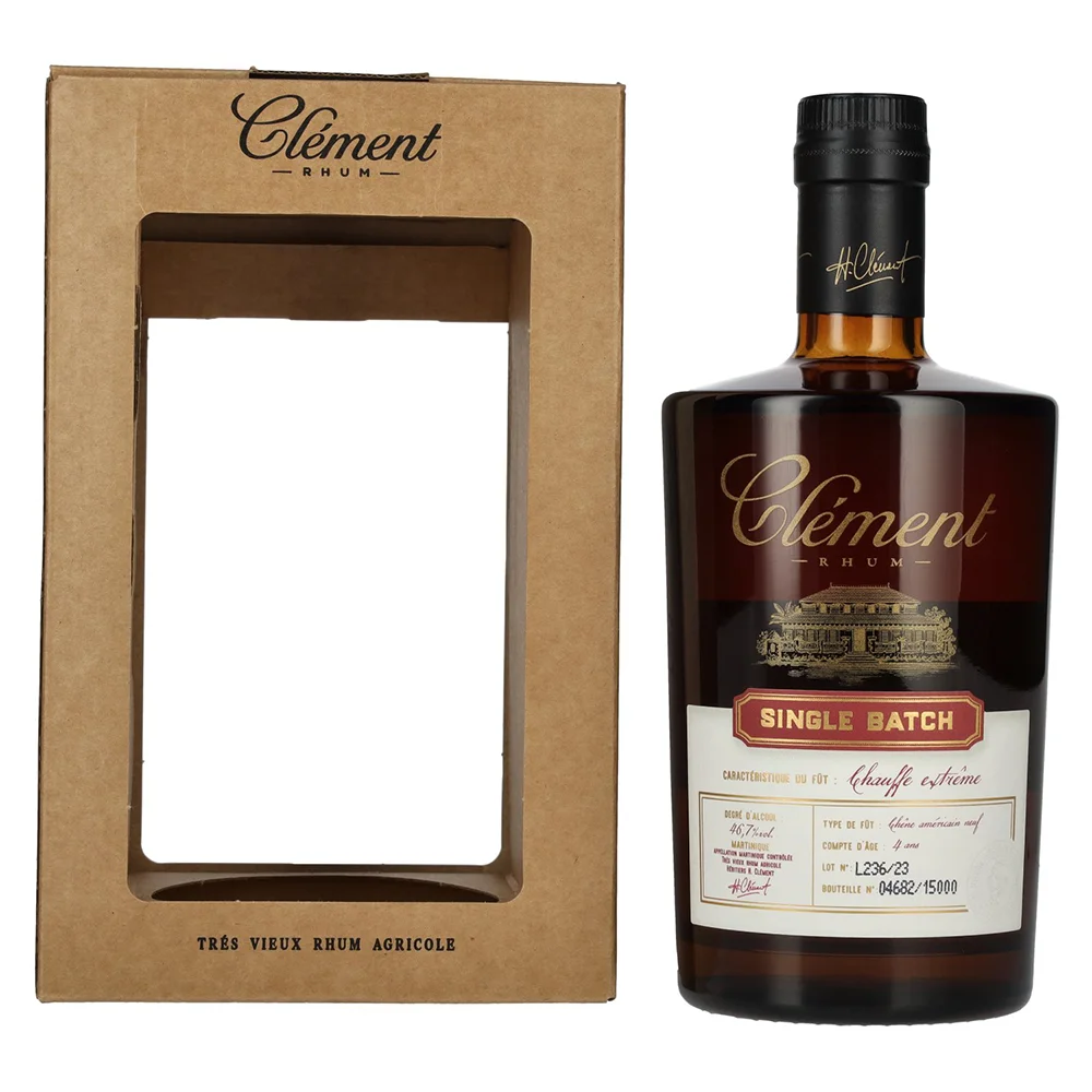 Rum Cuvee Vieux Agricole Homere Clement Chauffe Extreme Single Batch poklon kutija 0,5 L