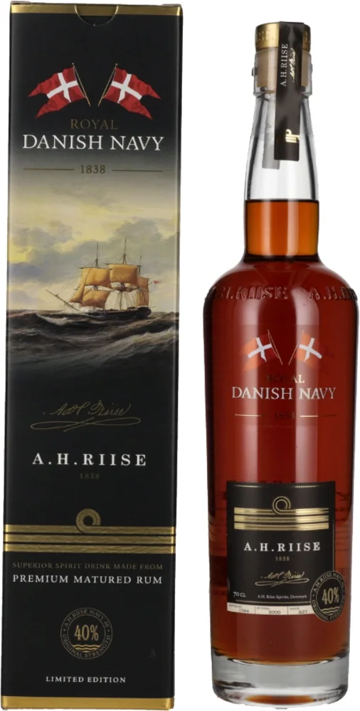 Rum Danish Navy A.H. Riise poklon kutija 0,7 L