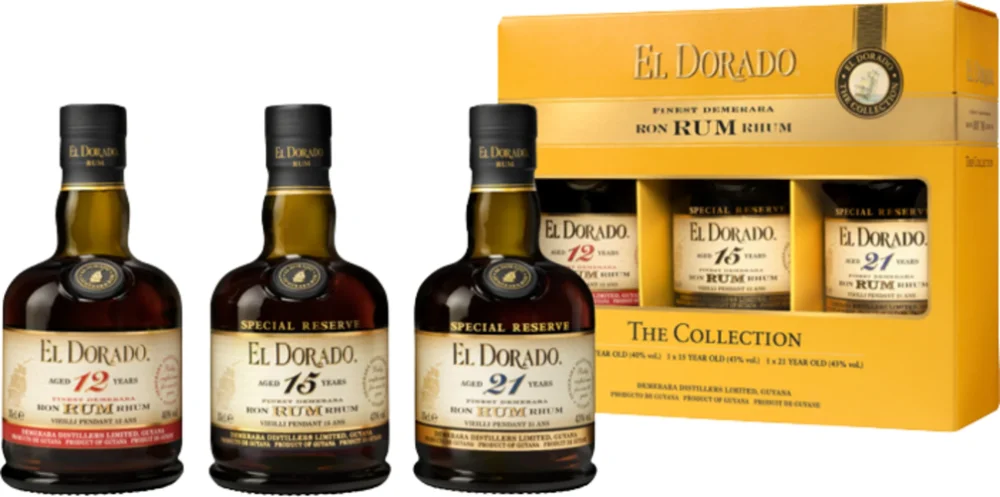 Rum El Dorado Set The Collection 12-15-21 3x0,35 L