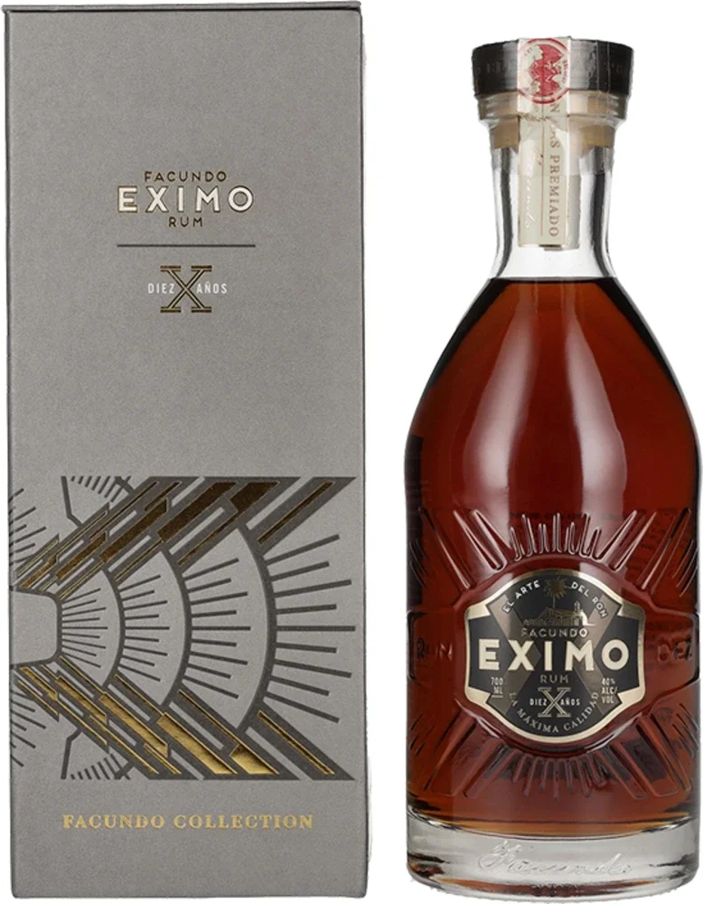 Rum Facundo EXIMO X Anos Rum poklon kutija 0,7 L
