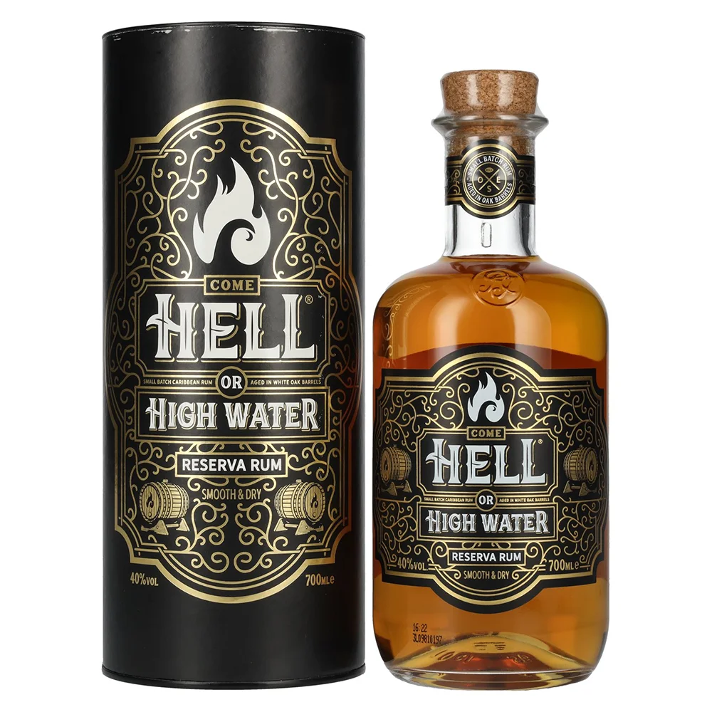 Rum Hell or High Water Reserva poklon kutija 0,7 L