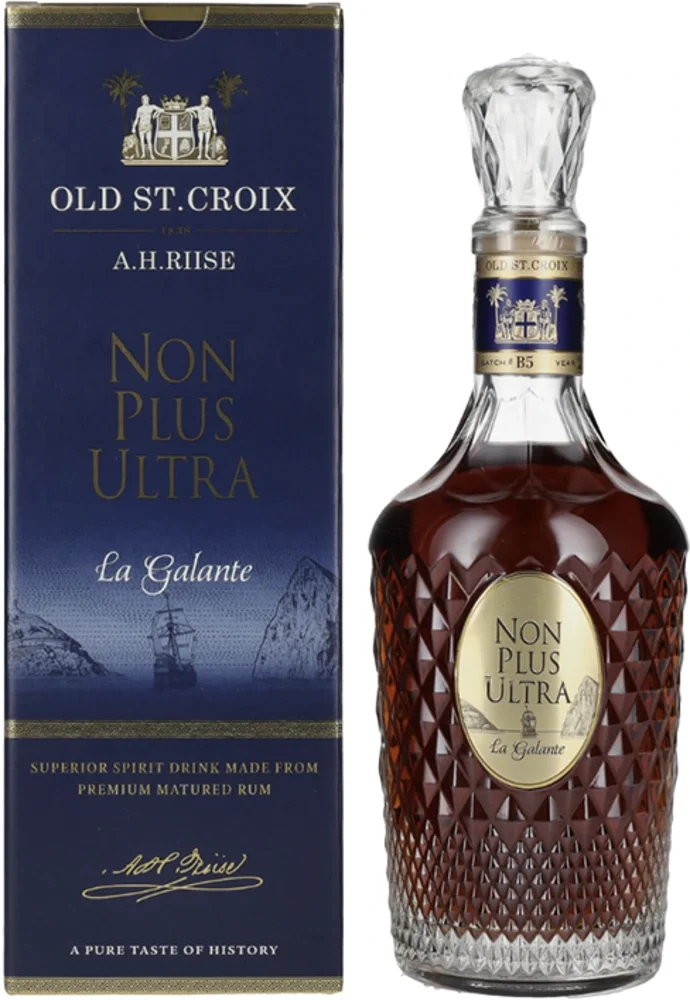 Rum Non Plus Ultra Very Rare La Galante A.H. Riise poklon kutija 0,7 L