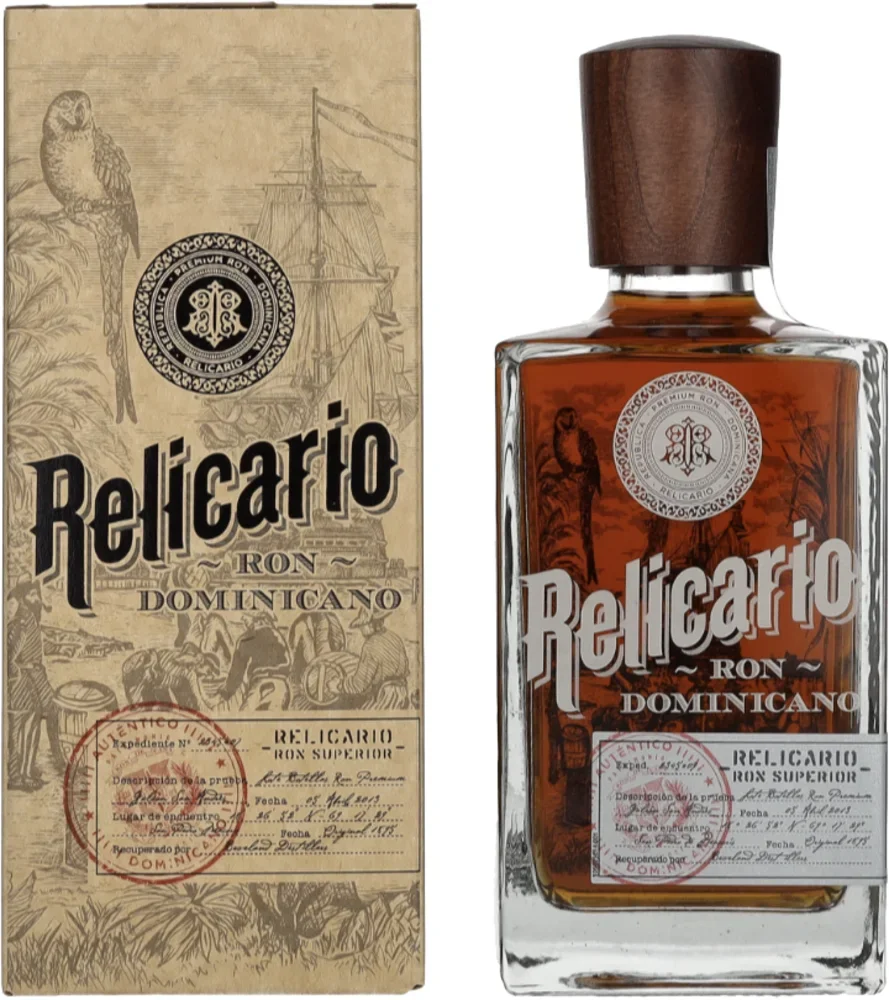 Rum Ron Dominicano Superior Relicario poklon kutija 0,7 L