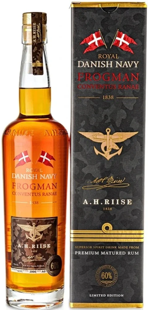 Rum Royal Danish Navy Frogman Conventus Ranae A.H. Riise poklon kutija 0,7 L
