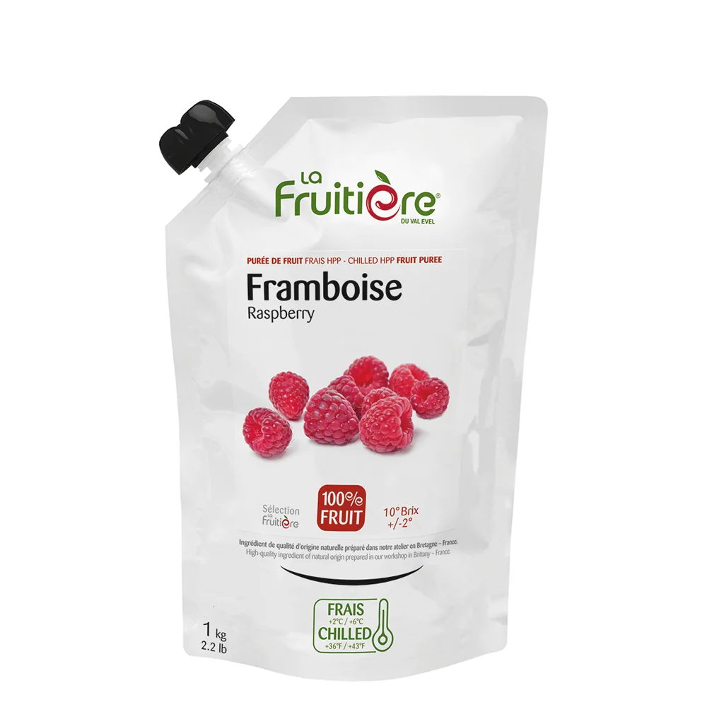 Svježi voćni pire Malina 100% La Fruitiere 1 kg