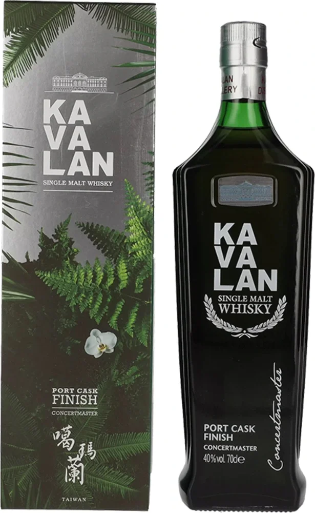 Tajvanski viski CONCERTMASTER Port cask Finish Kavalan poklon kutija 0,7 L