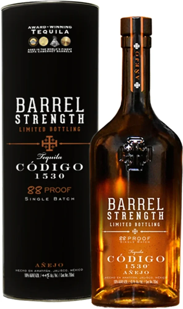 Tekila Barrel Strength Anejo Codigo 1530 poklon kutija 0,7 L