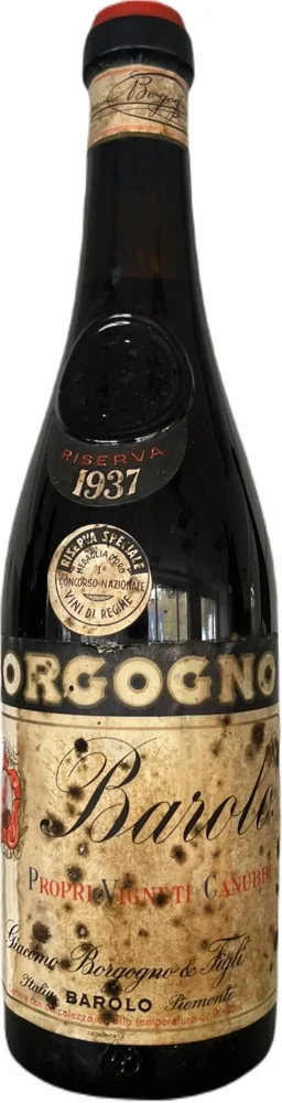 Giacomo Borgogno Barolo Riserva 1937 0,75 L
