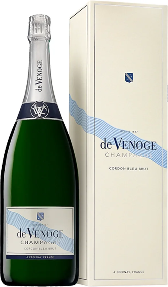 Champagne De Venoge Cordon Bleu Brut poklon kutija 1,5 L