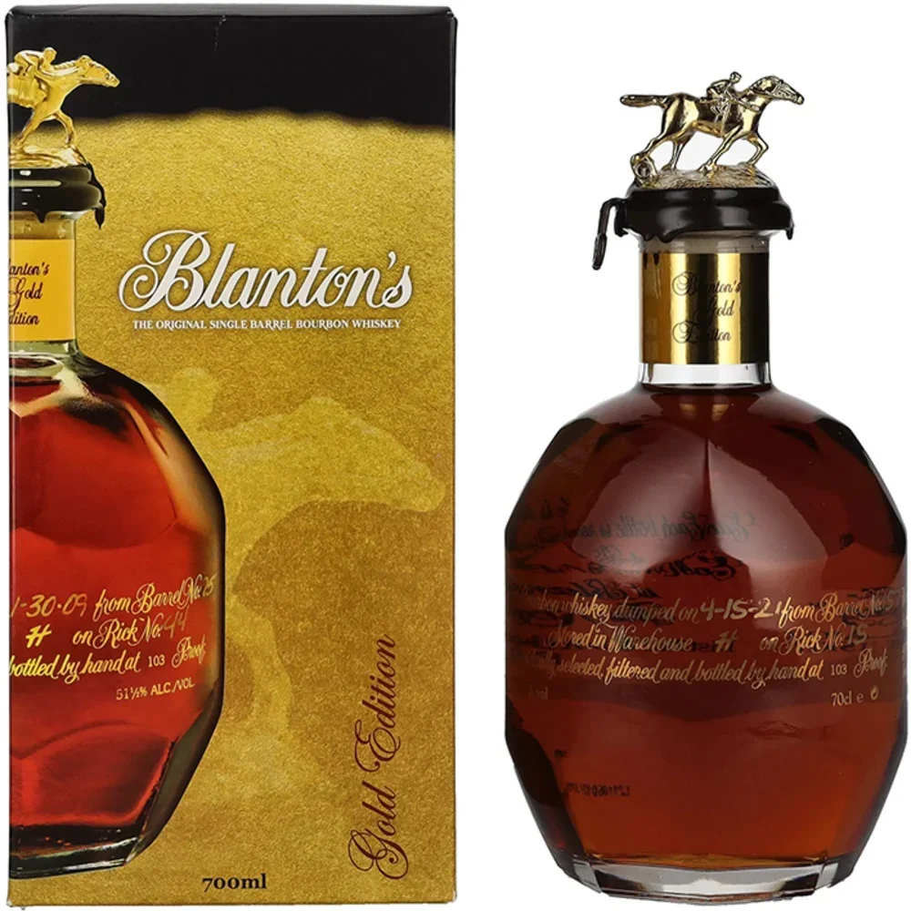 Američki viski Blanton's The original single barrel Gold edition poklon kutija 0,7 L