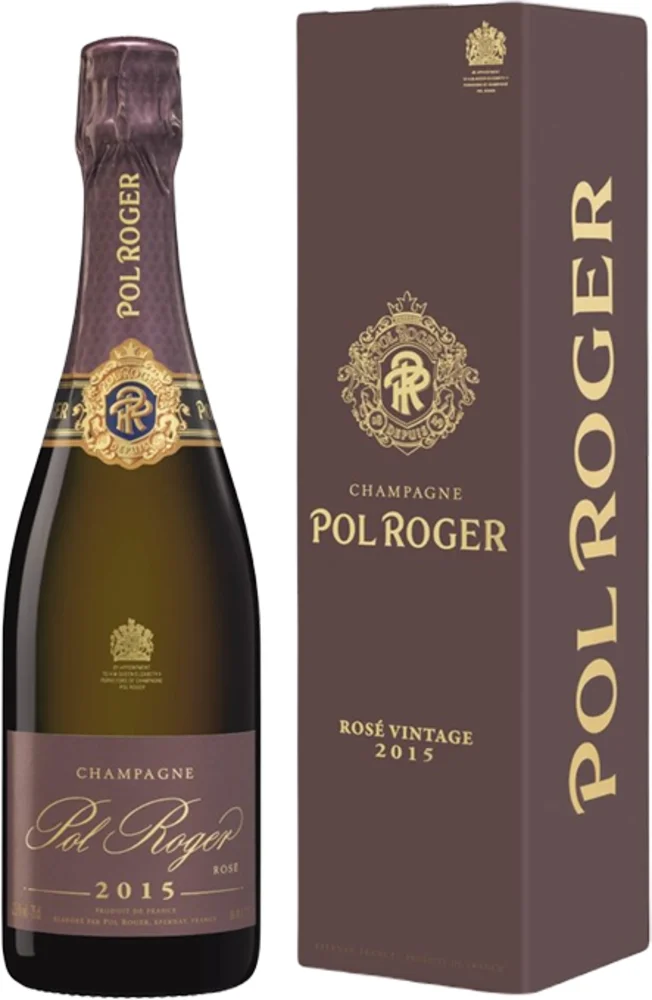 Champagne Pol Roger Rose 2015 poklon kutija 0,75 L