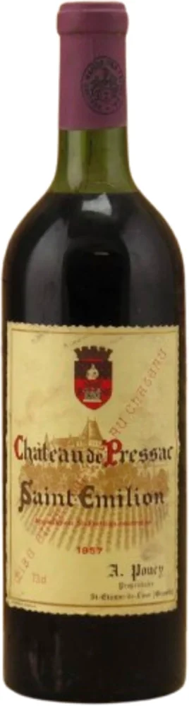 Chateau de Pressac Saint-Emilion Grand Cru 1957 1,5 L