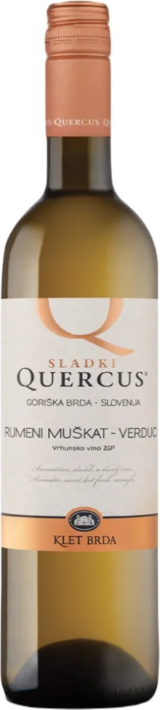 Klet Brda Žuti muškat - Verduc Quercus 0,75 L