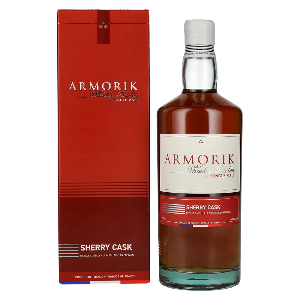 Viski Armorik Sherry Cask Single Malt poklon kutija 0,7 L