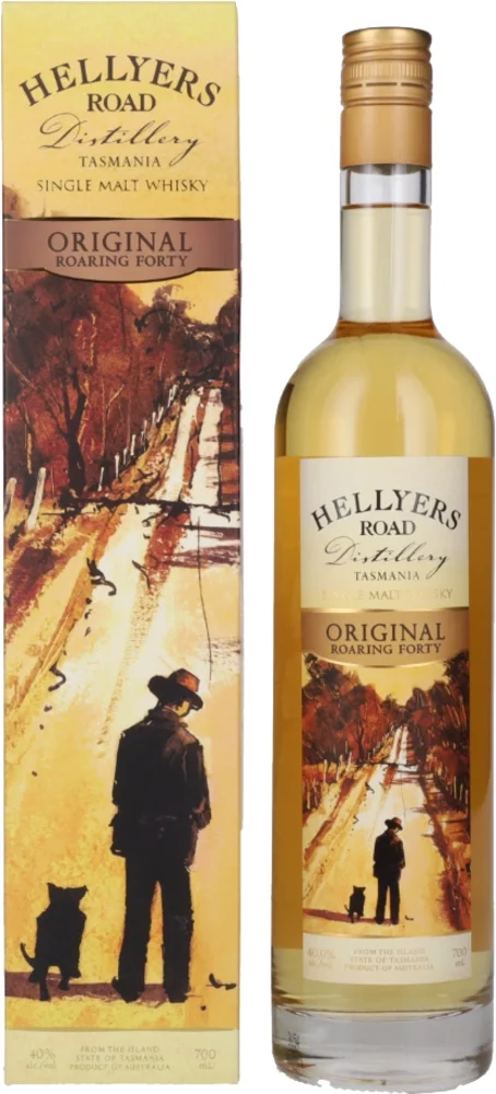 Viski Hellyers Road Original Tasmania single malt poklon kutija 0,7 L