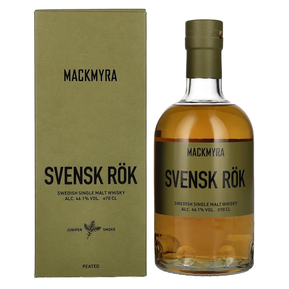 Viski Mackmyra Svensk Rök Swedish Single Malt Whisky poklon kutija 0,7 L