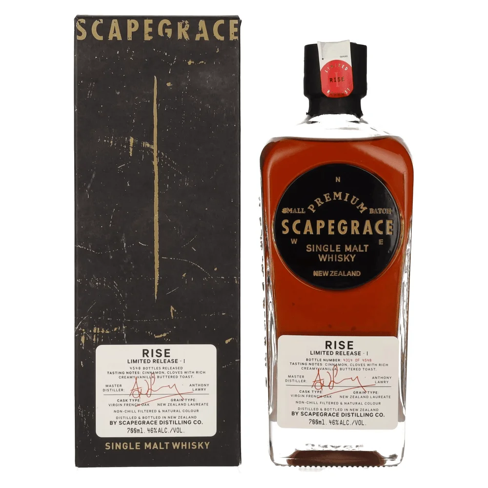 Viski Scapegrace RISE Small Batch Limited Release poklon kutija 0,7 L