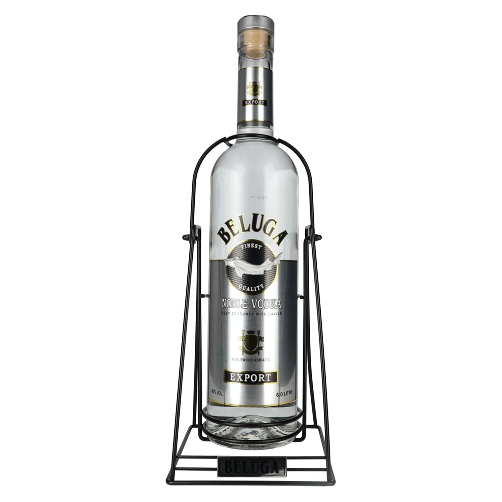Votka Beluga Noble + stojalo 6 L