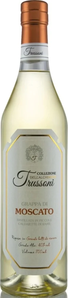 Voćna rakija Grappa di Moscato gialla Collezione dell'Alchimista Trussoni 0,7 L