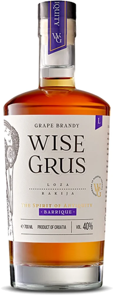 Voćna rakija Loza barrique rakija Wise Grus 0,7 L