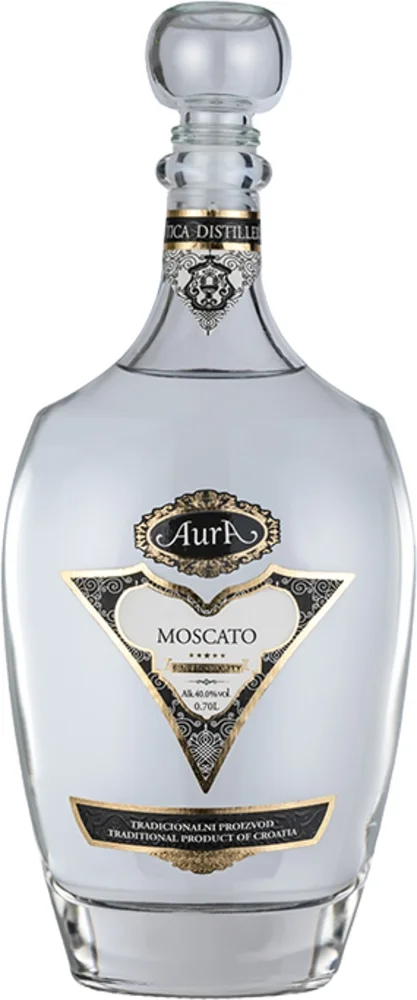Voćna rakija Rakija Moscato Aura 0,7 L
