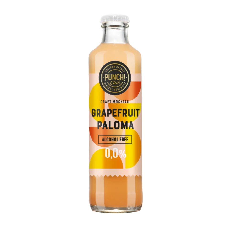 Cocktail Bezalkoholni Grapefruit Paloma 0.0% Punch Club 0,25 L