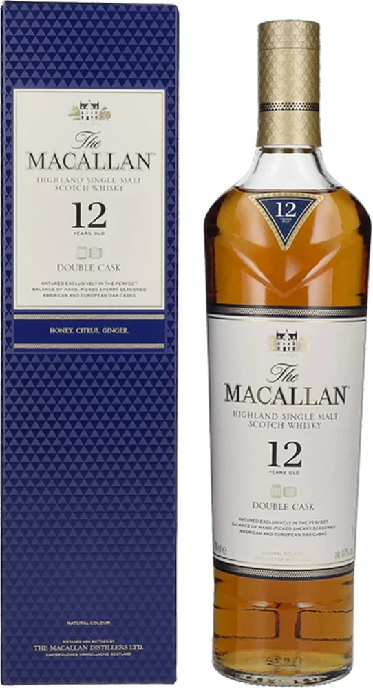 Škotski viski 12 Years Old DOUBLE CASK Macallan poklon kutija 0,7 L