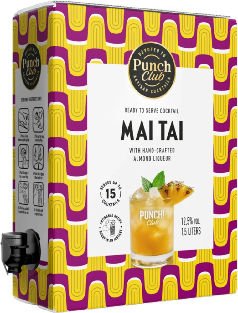 Cocktail Mai Tai Punch Club bag-in-box 1,5 L