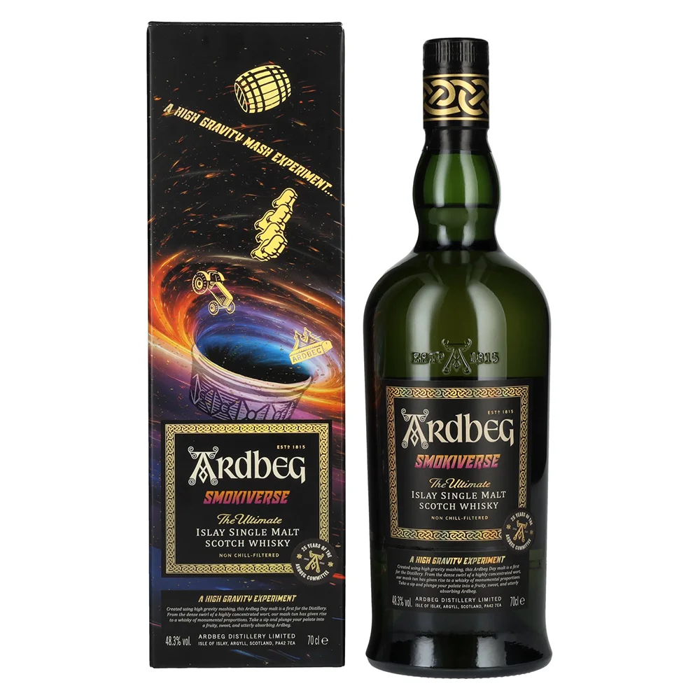 Škotski viski Ardbeg Smokiverse The Ultimate Islay Single Malt poklon kutija 0,7 L