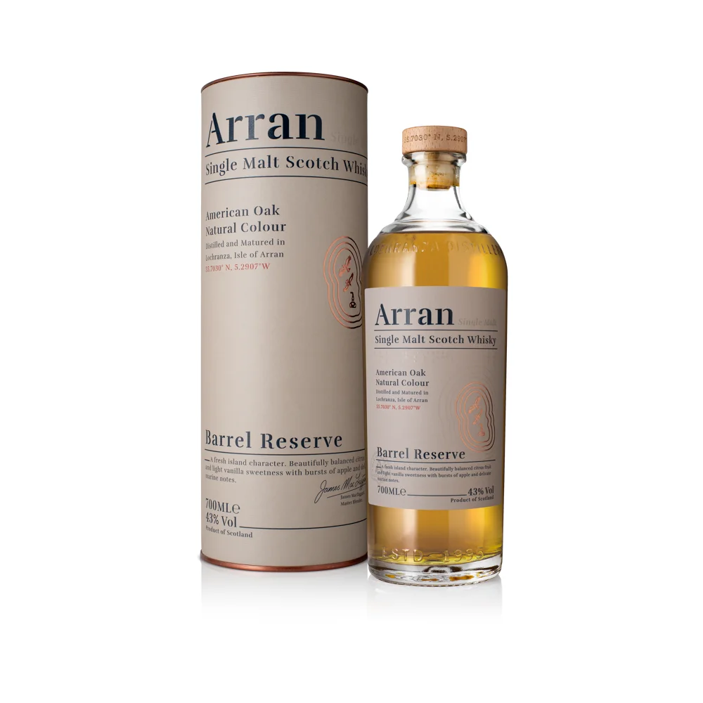 Škotski viski Arran Barrel Reserve poklon kutija 0,7 L