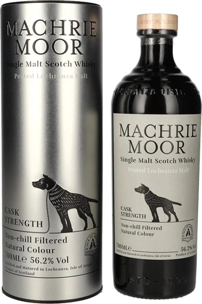 Škotski viski Arran MACHRIE MOOR Cask Strenght Peated Malt poklon kutija 0,7 L