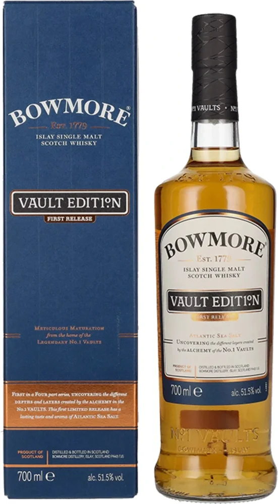Škotski viski Bowmore Vault Edition Atlantic Sea Salt poklon kutija 0,7 L