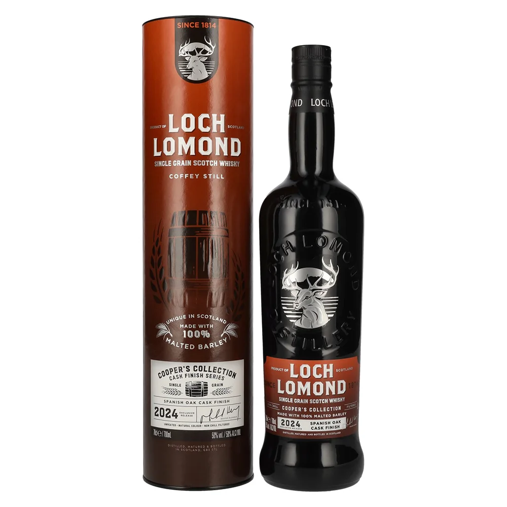 Škotski viski COOPER COLLECTION Spanish Oak Cask Single Grain Loch Lomond poklon kutija 0,7 L