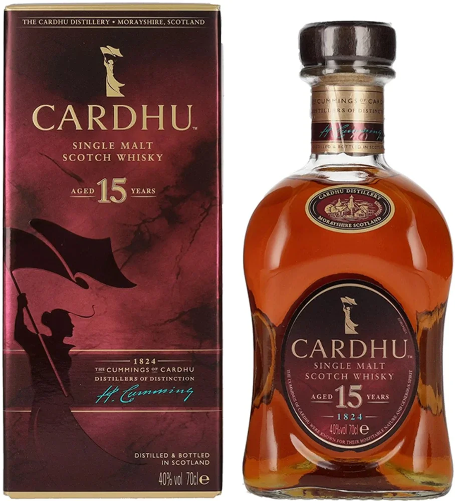 Škotski viski Cardhu 15y single malt poklon kutija 0,7 L