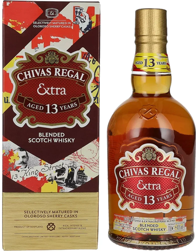 Škotski viski Chivas Regal Extra 13 godina Sherry Cask poklon kutija 0,7 L