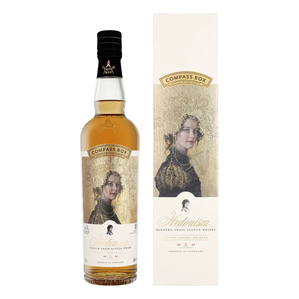 Škotski viski Compass Box Hedonism 2024 Edition poklon kutija 0,7 L