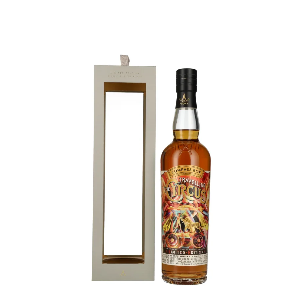 Škotski viski Compass Box TRAVELLING CIRCUS Blended Malt Limited Edition poklon kutija 0,7 L