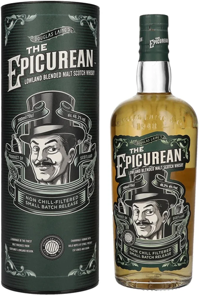 Škotski viski Douglas Laing Blended Malt The Epicureean poklon kutija 0,7 L