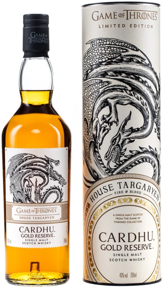 Škotski viski Game of Thrones Cardhu Gold reserve Single malt poklon kutija 0,7 L