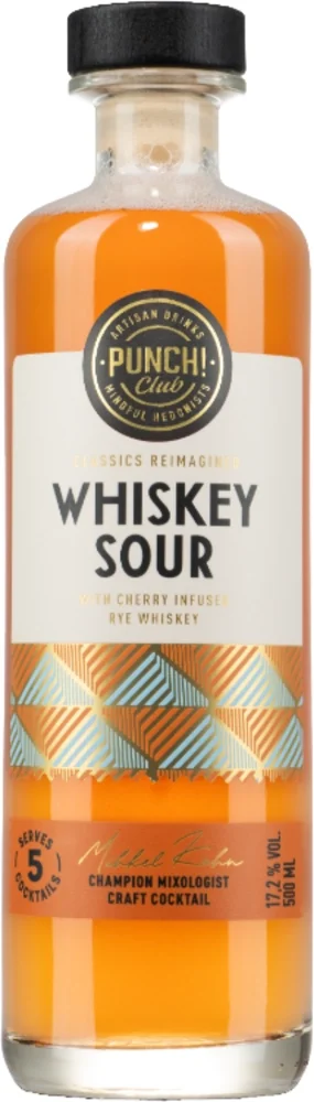 Cocktail Whiskey Sour Punch Club 0,5 L