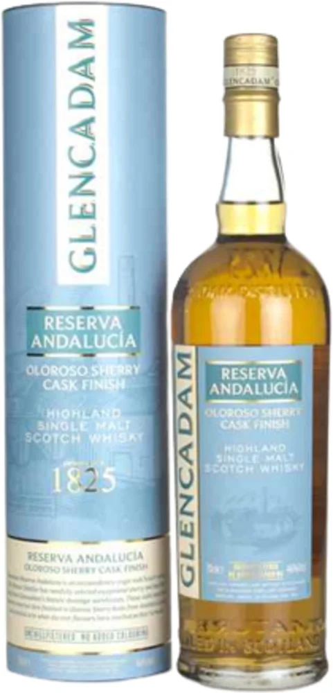 Škotski viski Glencadam Reserva Andalucia + Gb 0,7 L