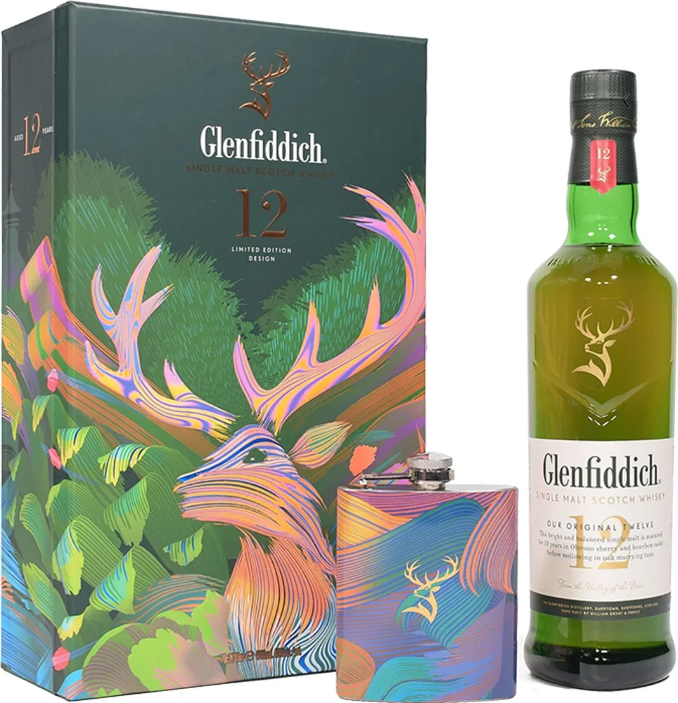 Škotski viski Glenfiddich 12 yo Hip Flask 0,7 L