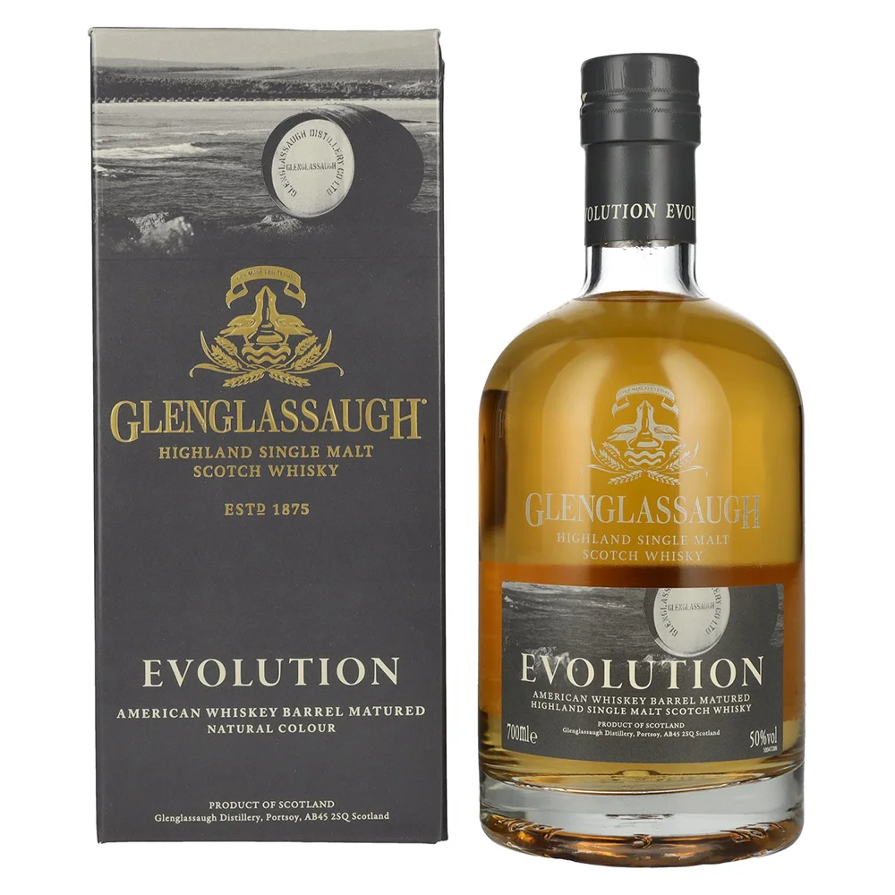Škotski viski Glenglassaugh Evolution Single Malt poklon kutija 0,7 L