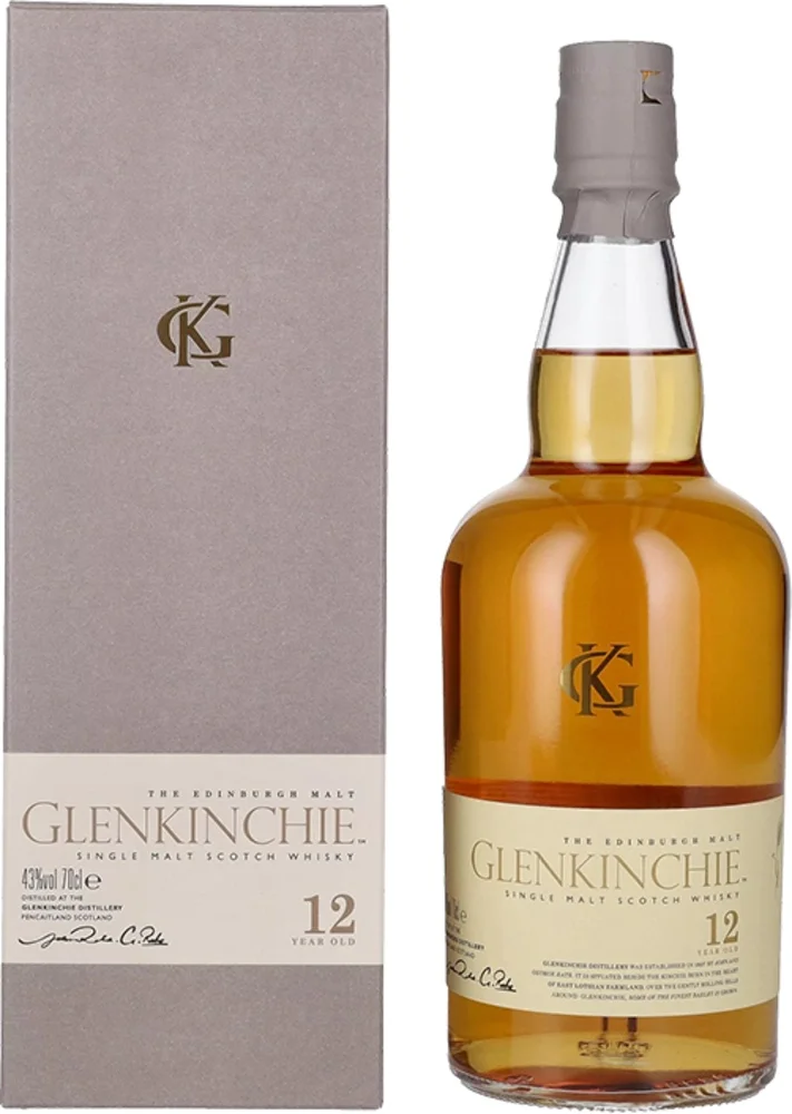Škotski viski Glenkinchie 12 poklon kutija 0,7 L