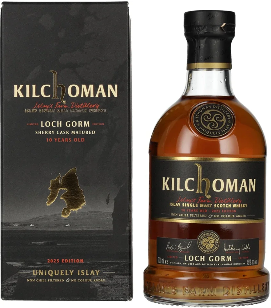 Škotski viski Kilchoman LOCH GORM 2025 Sherry Cask Matured poklon kutija 0,7 L