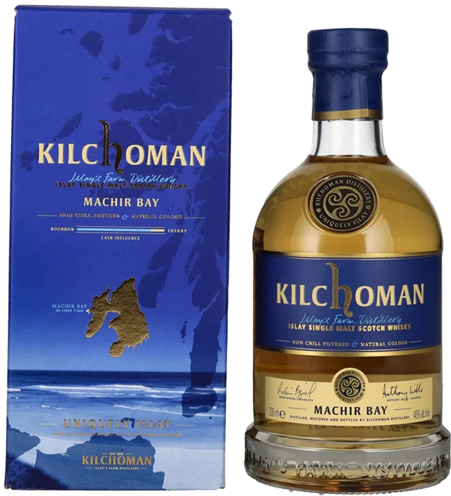 Škotski viski Kilchoman MACHIR BAY Islay Single Malt poklon kutija 0,7 L
