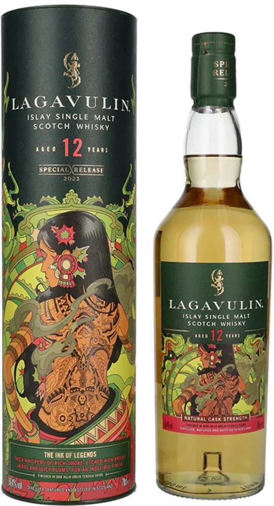 Škotski viski Lagavulin 12y THE INK OF LEGENDS Special Release 2023 poklon kutija 0,7 L