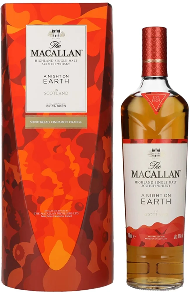 Škotski viski Macallan A NIGHT ON EARTH IN SCOTLAND 2022 poklon kutija 0,7 L