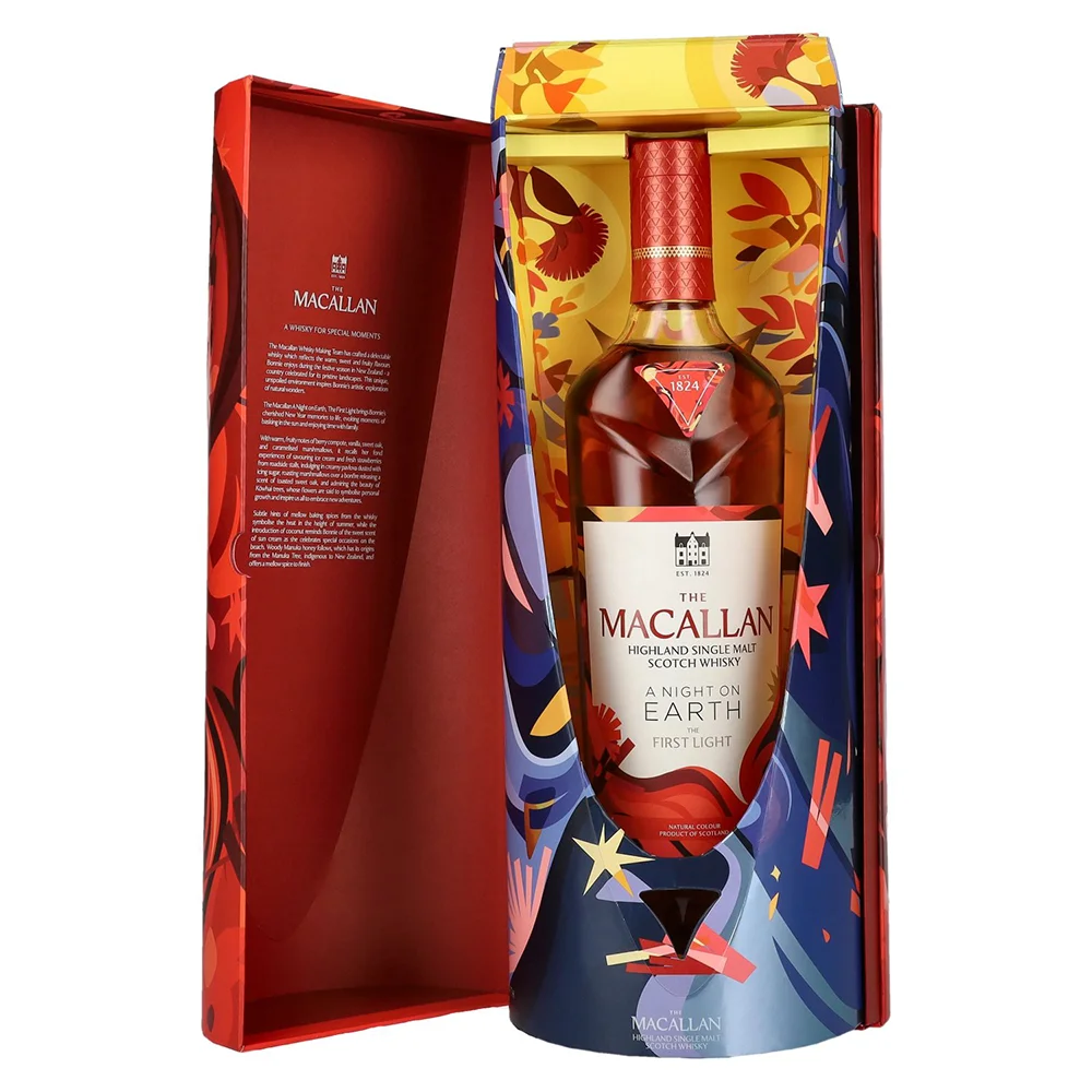 Škotski viski Macallan A NIGHT ON EARTH THE FIRST LIGHT poklon kutija 0,7 L
