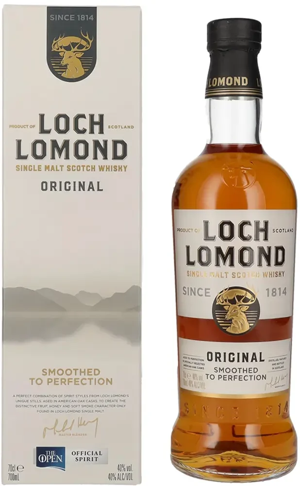 Škotski viski ORIGINAL Single Malt Loch Lomond poklon kutija 0,7 L